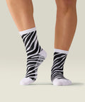 Move Active Crew Grip Socks - Savanna Stripes