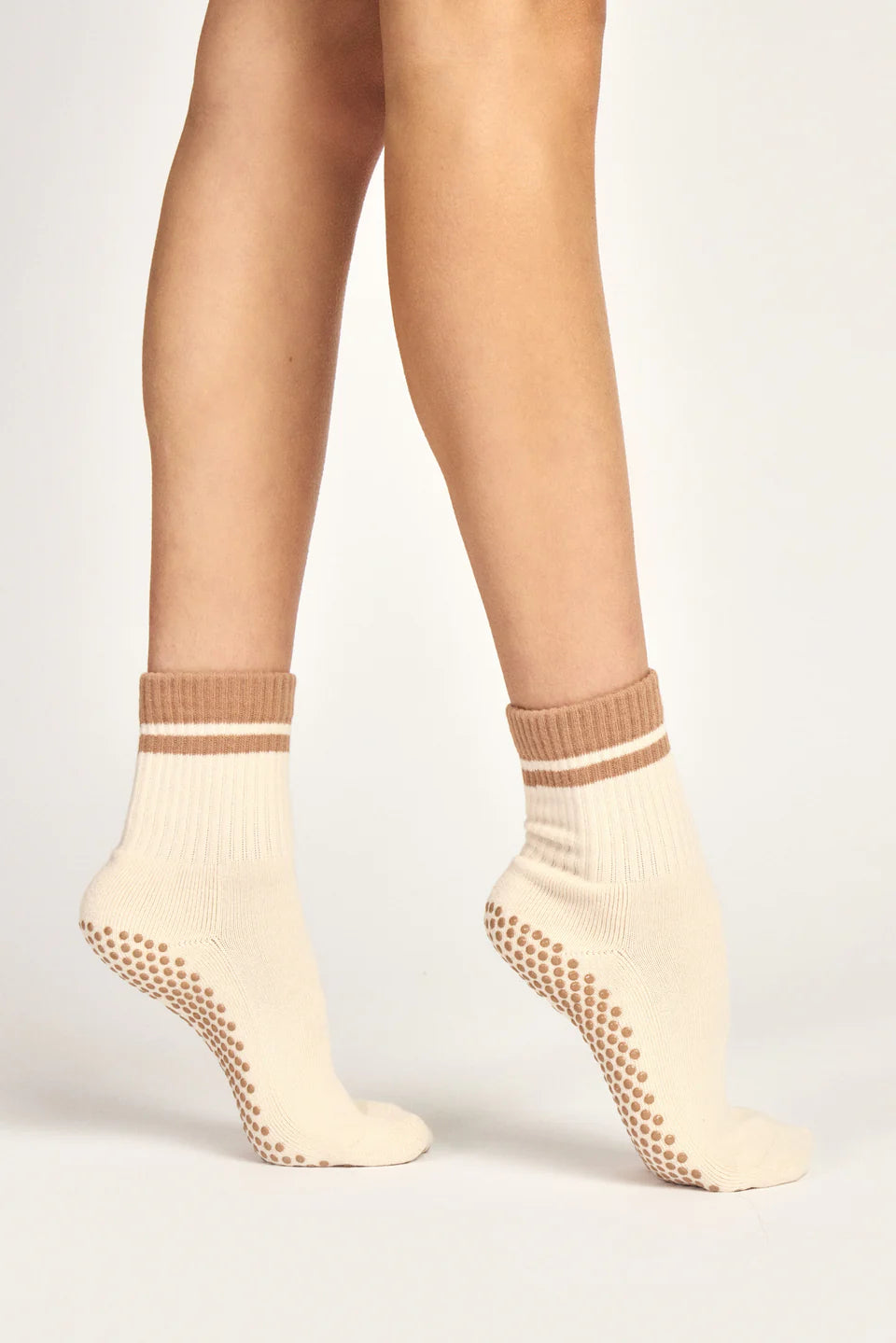 Club Martyn Classic Crew Grip Sock - Burnt Toffee