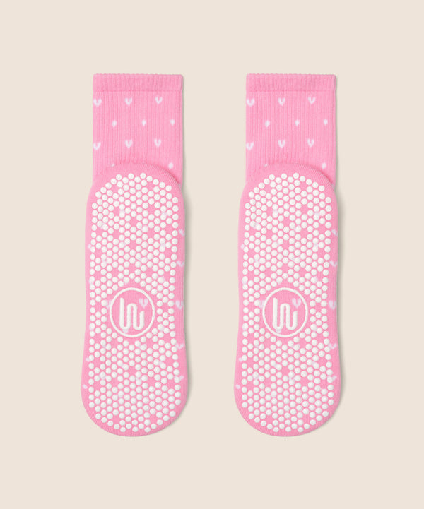 Move Active Crew Grip Socks - Speckled Candy
