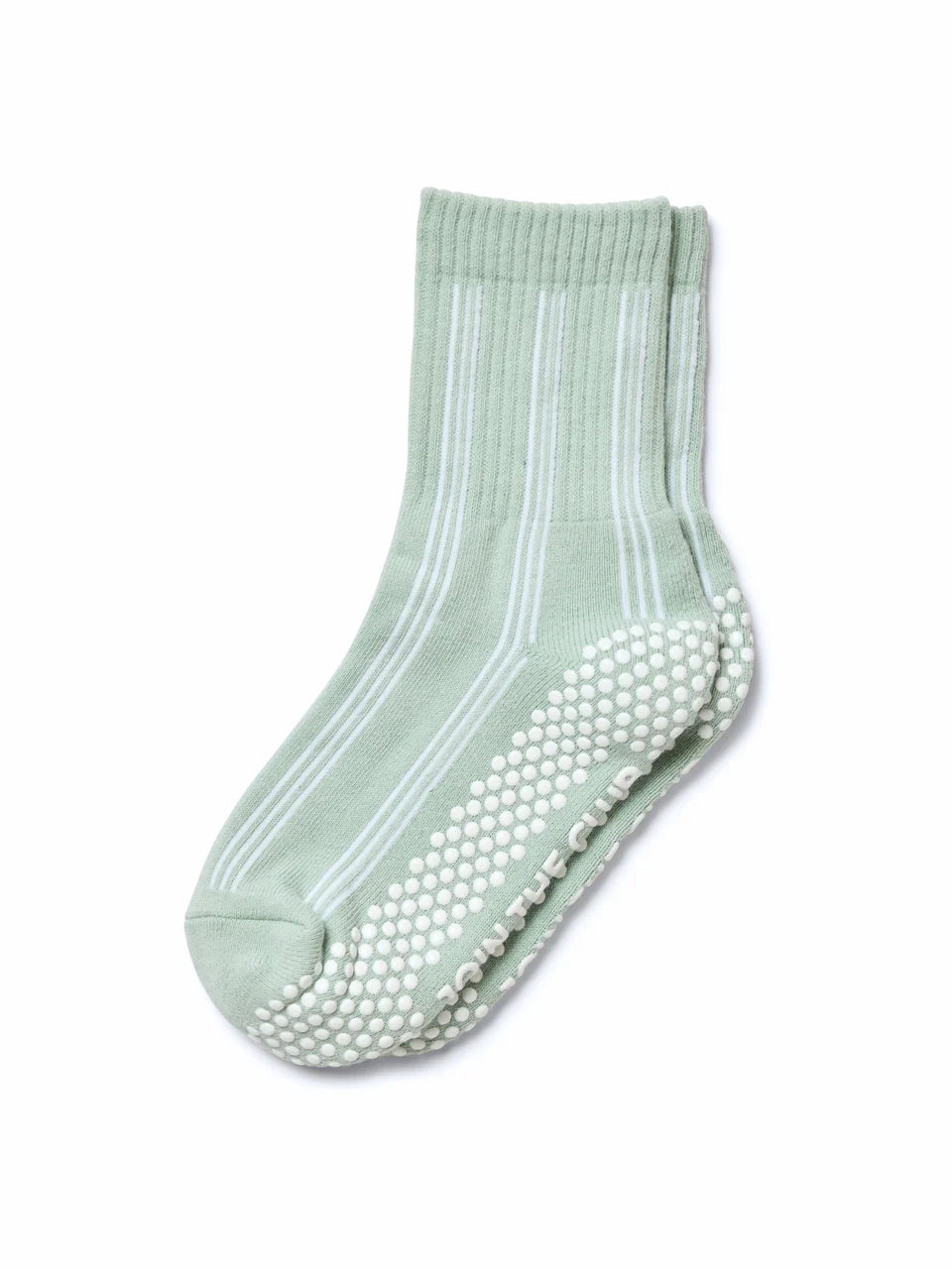 Club Martyn Pinstripe Crew Grip Sock - Pastel Green