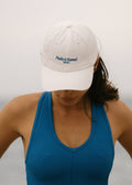 Pinky and Kamal Sport Logo Cap - Off White/Blue