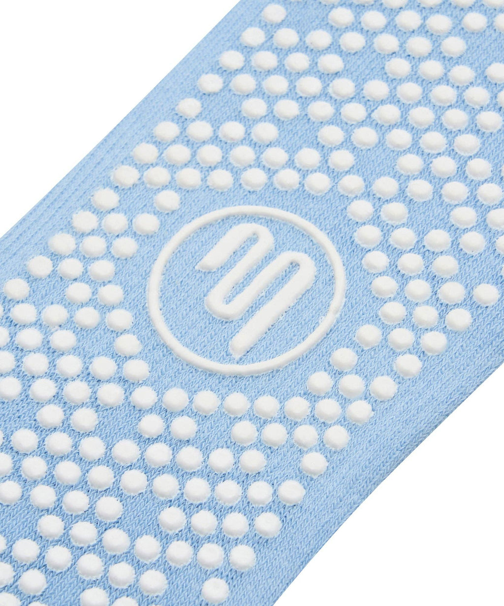 Move Active Crew Grip Socks - Powder Blue