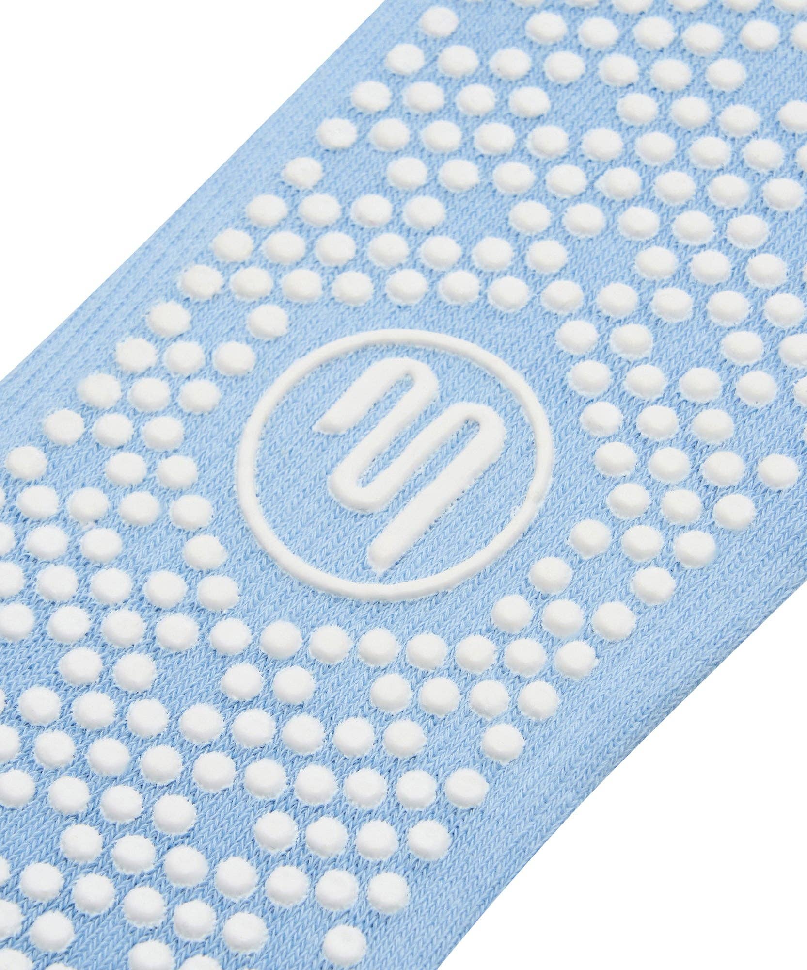 Move Active Crew Grip Socks - Powder Blue