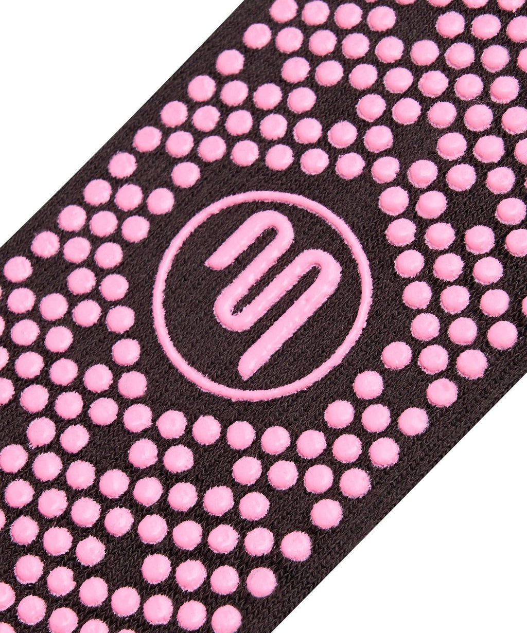 Move Active Classic Grip Ankle Socks - Pilates Club Chocolate