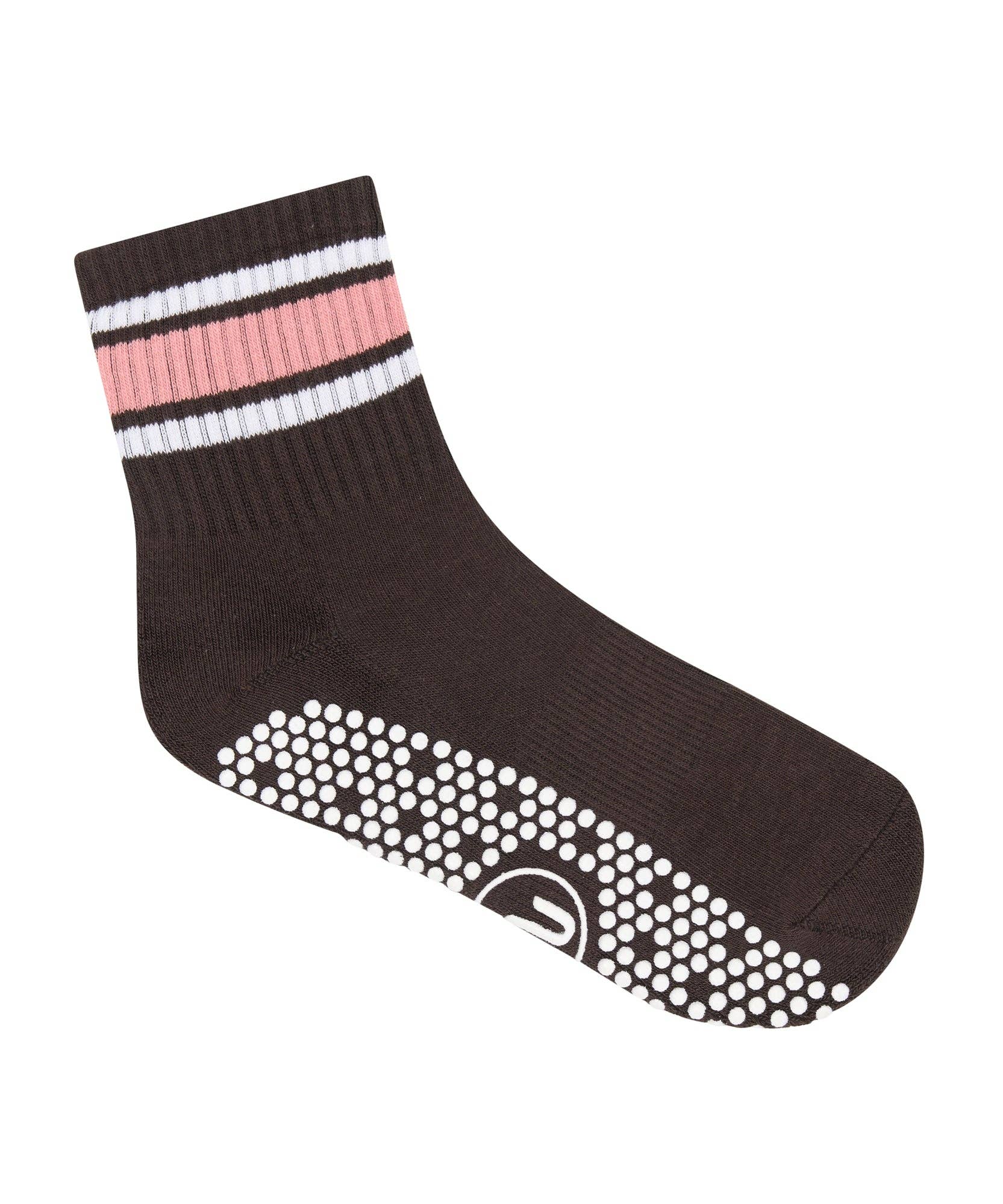 Move Active Crew Grip Socks - Heritage Stripe