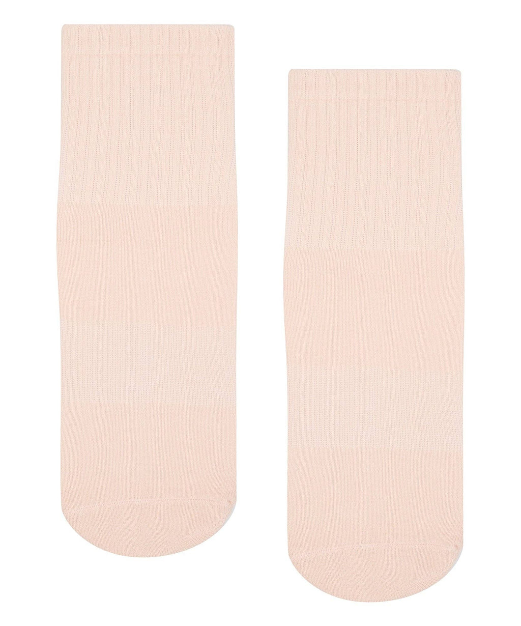 Move Active Crew Grip Socks - Soft Pink