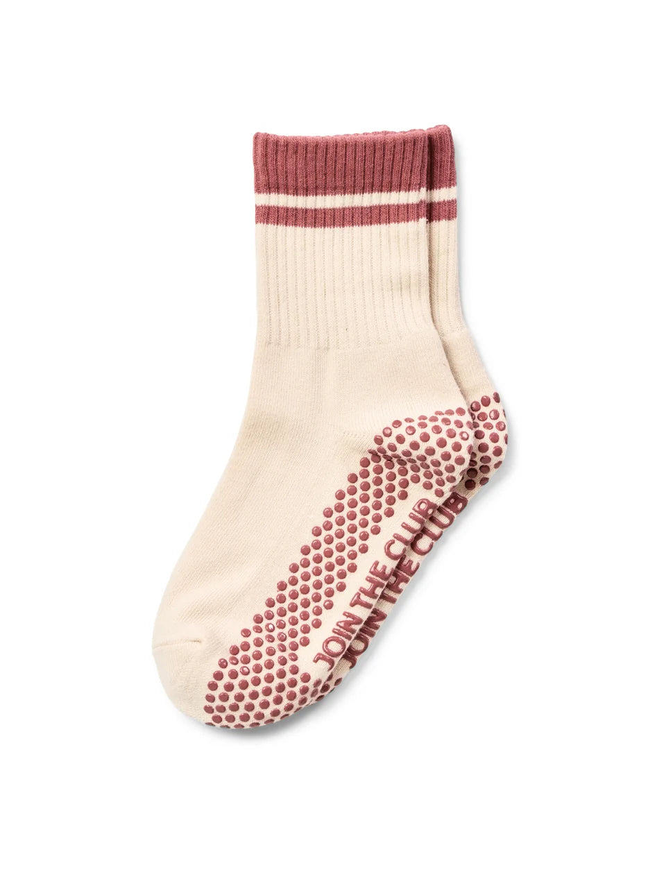 Club Martyn Classic Crew Grip Sock - Rose Pink