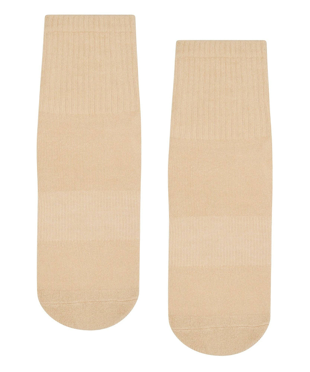 Move Active Crew Grip Socks - Almond