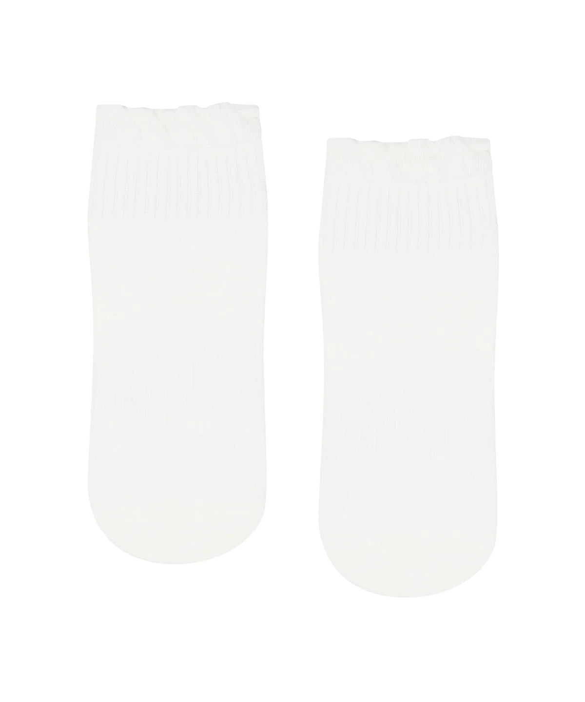 Move Active Quarter Crew Grip Sock - Snow Ruffle