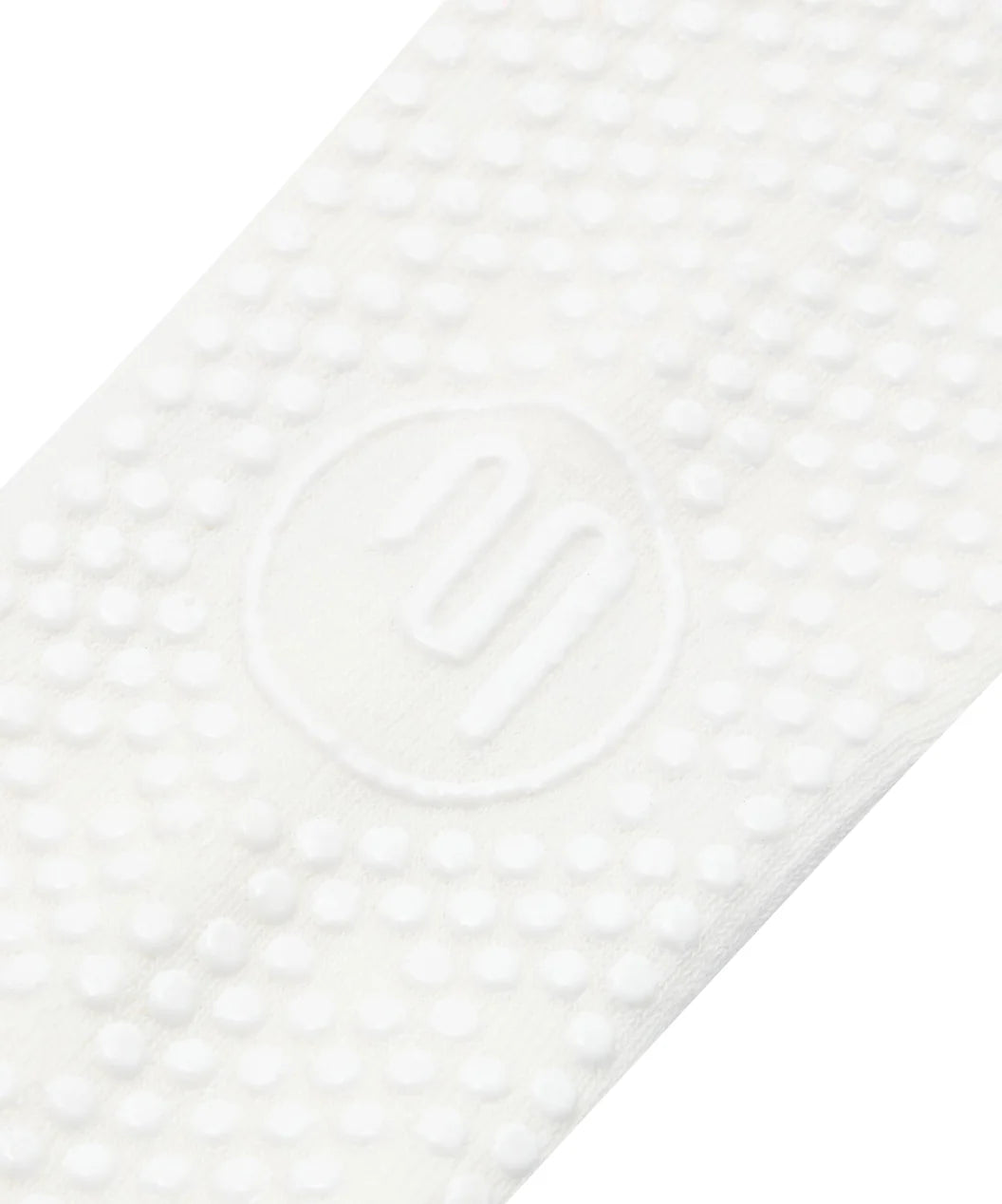Move Active Crew Grip Socks - 100 Club White