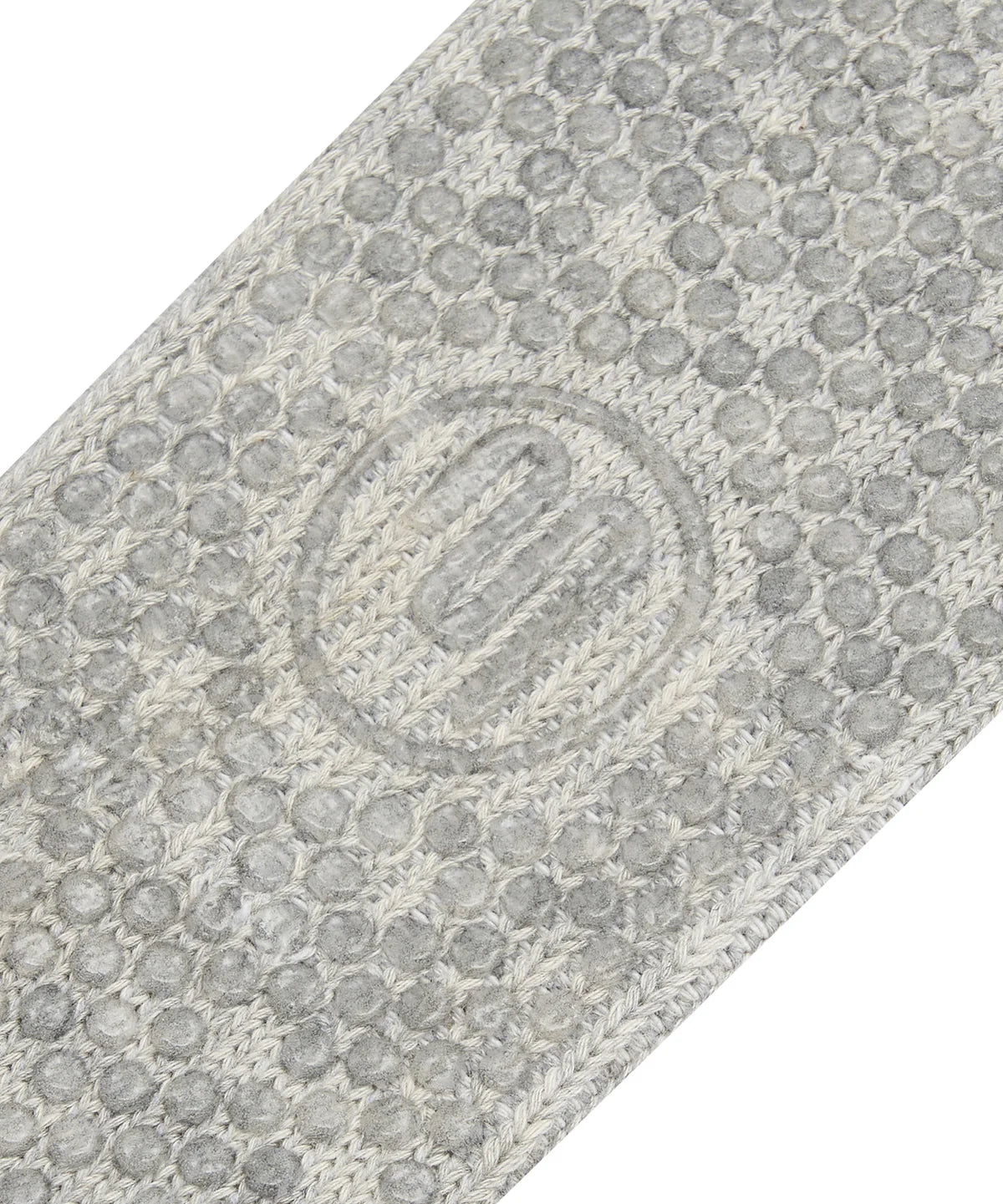 Move Active Crew Grip Socks - Cable Knit Grey Marle