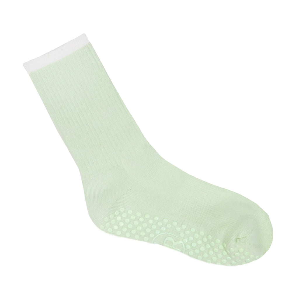 Your Reformer Crew Grip Sock - Mint