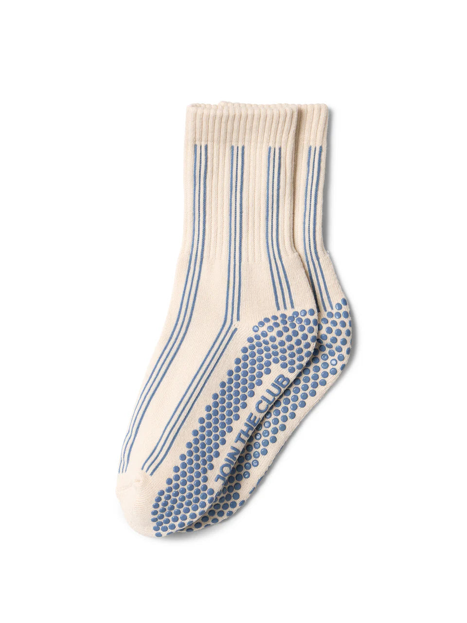 Club Martyn Pinstripe Crew Grip Sock - Blue