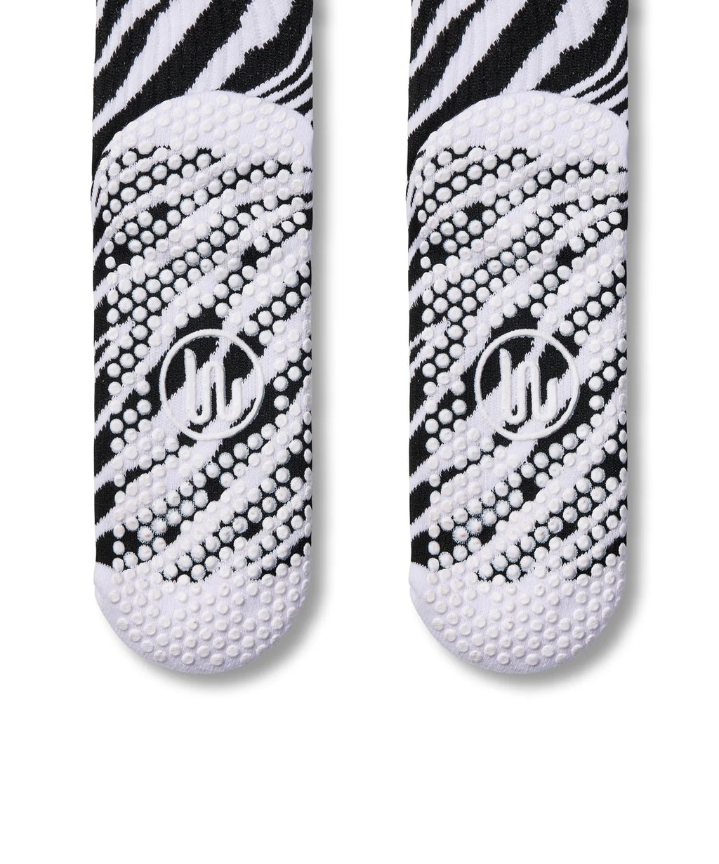 Move Active Crew Grip Socks - Savanna Stripes