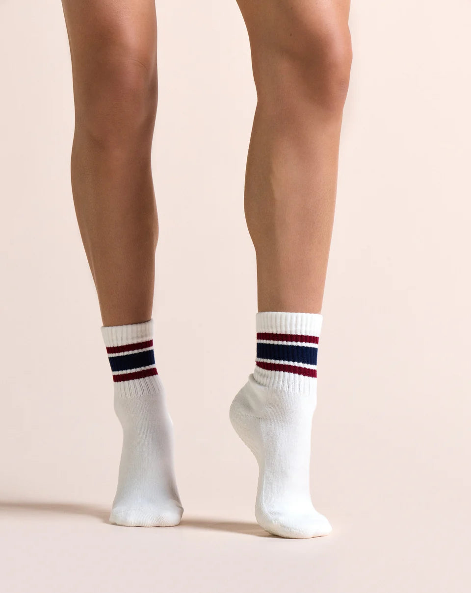 Club Martyn Retro Crew Sock - Navy