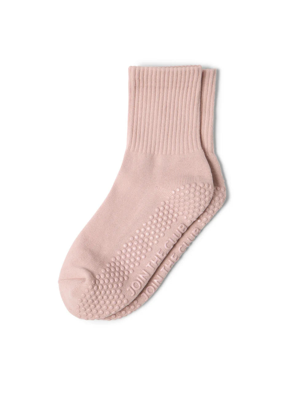 Club Martyn Essential Crew Grip Sock - Blush Pink