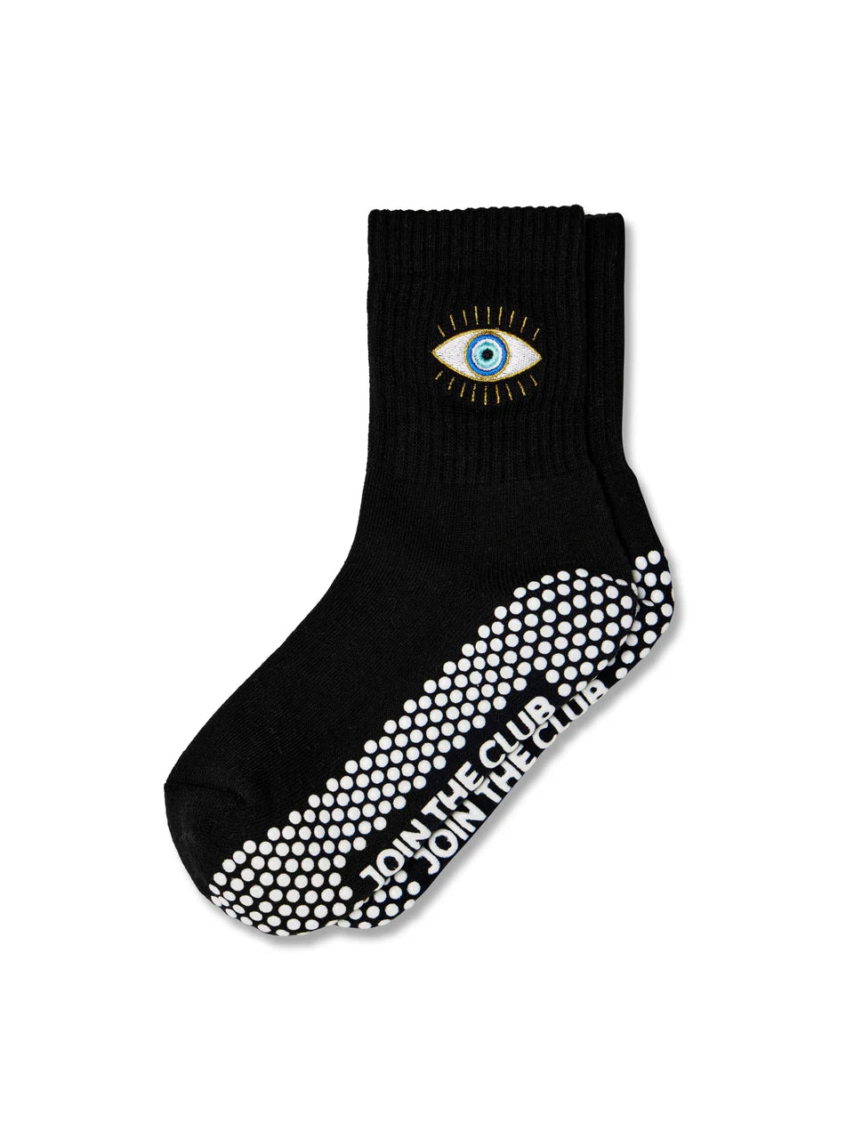 Club Martyn Evil Eye Pilates Grip Sock - Black