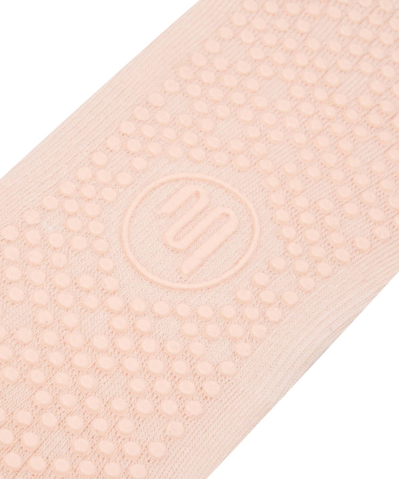 Move Active Classic Grip Ankle Socks - Soft Pink