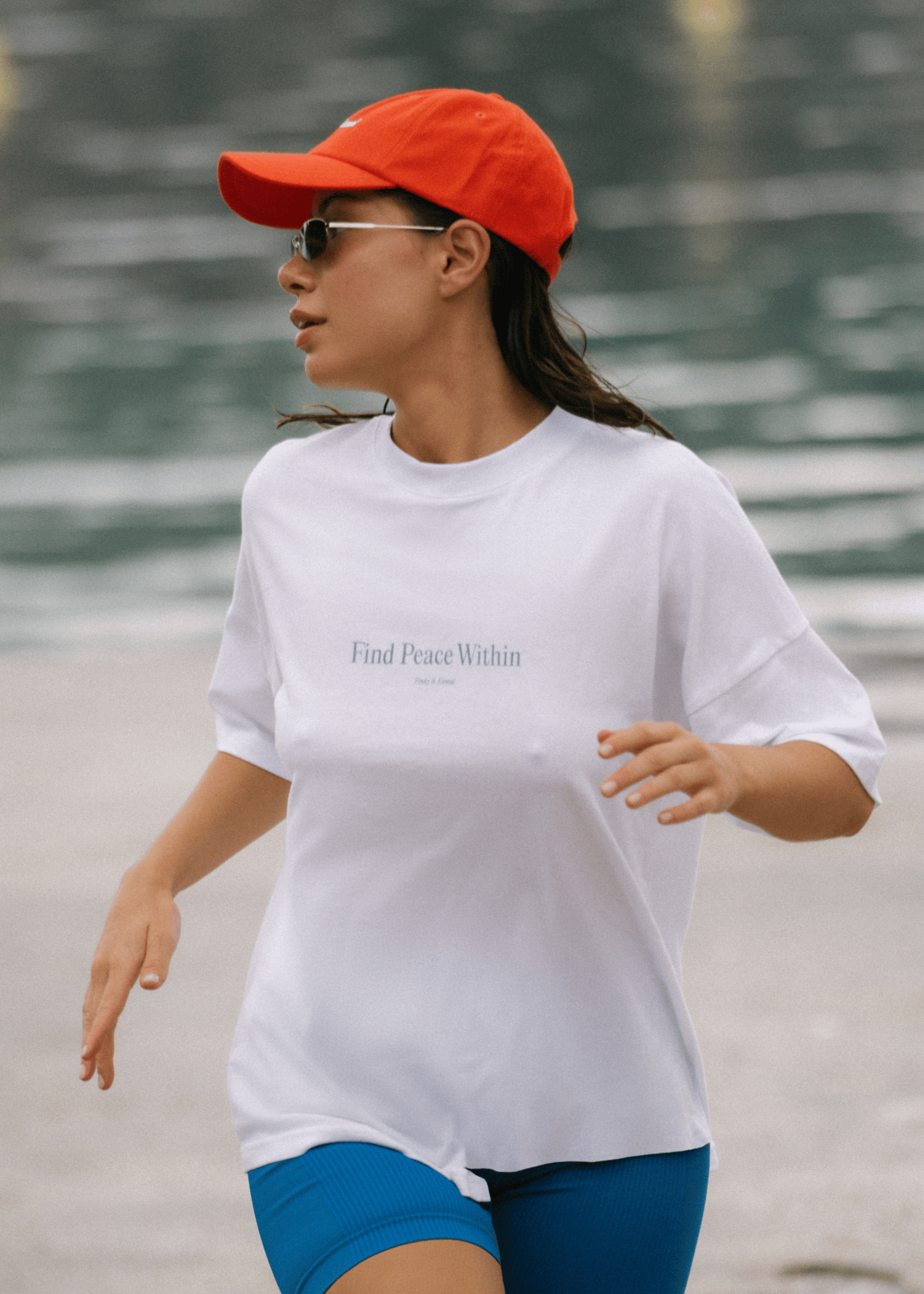 Pinky and Kamal Sport Logo Cap - Red/White