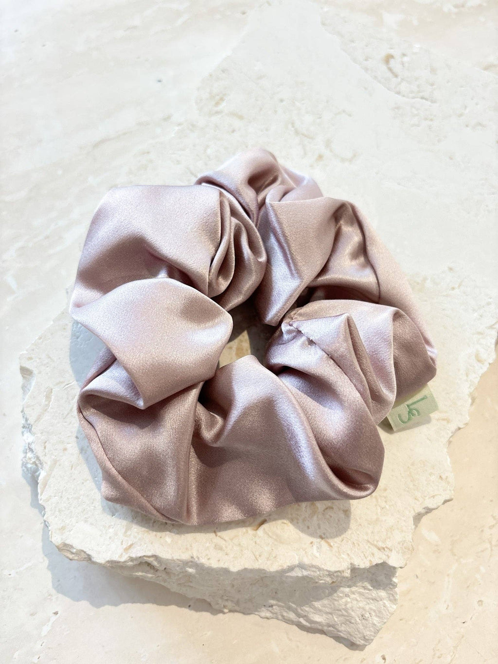 Lustre & Sage Silk Scrunchie - Rose